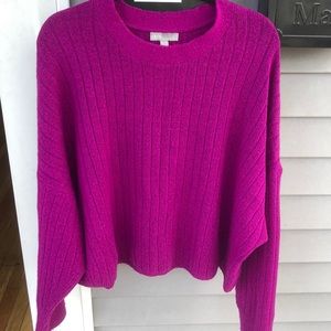 Magenta oversized sweater